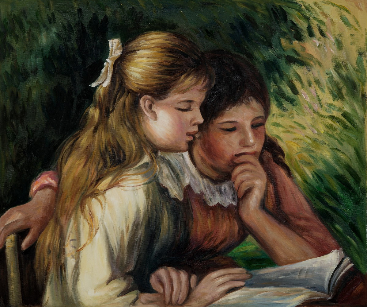 La Lecture by Pierre Auguste Renoir